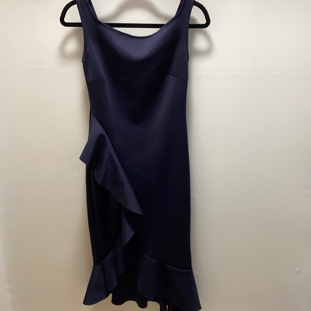 Navy Jersey long dress